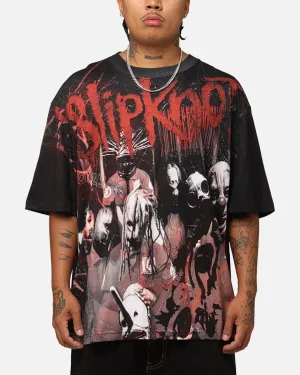 Slipknot Slipknot All Over T-Shirt Washed Black