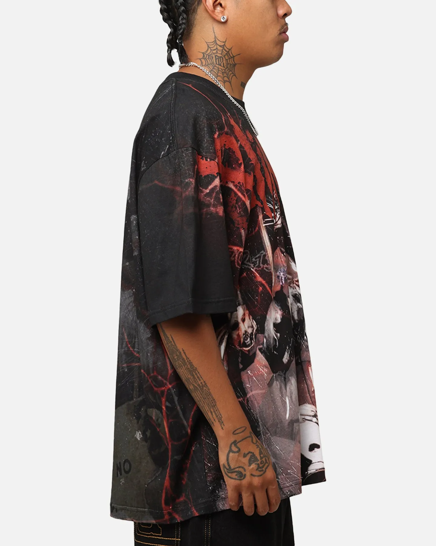 Slipknot Slipknot All Over T-Shirt Washed Black