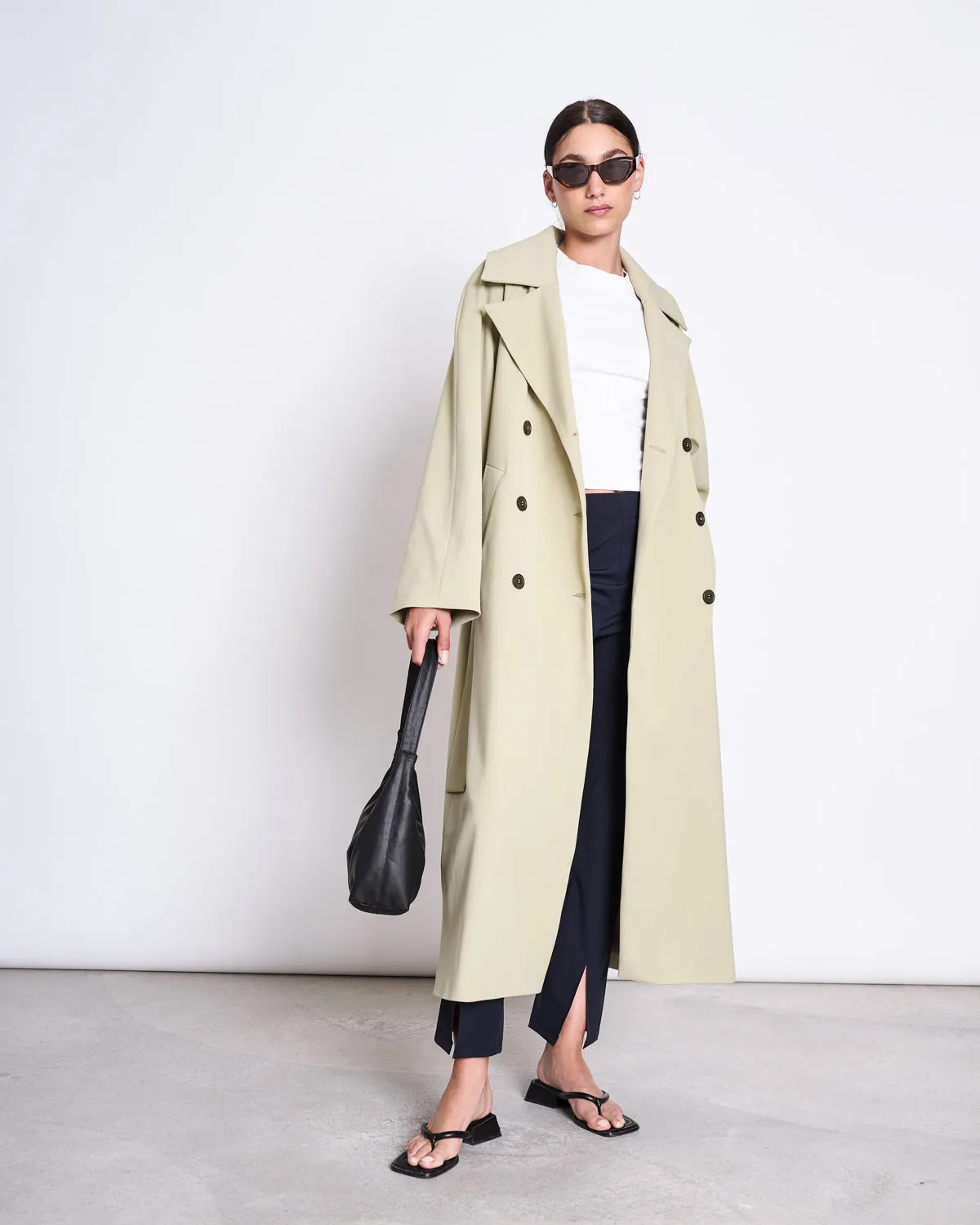 SLIT PANTS RHUE BLACK