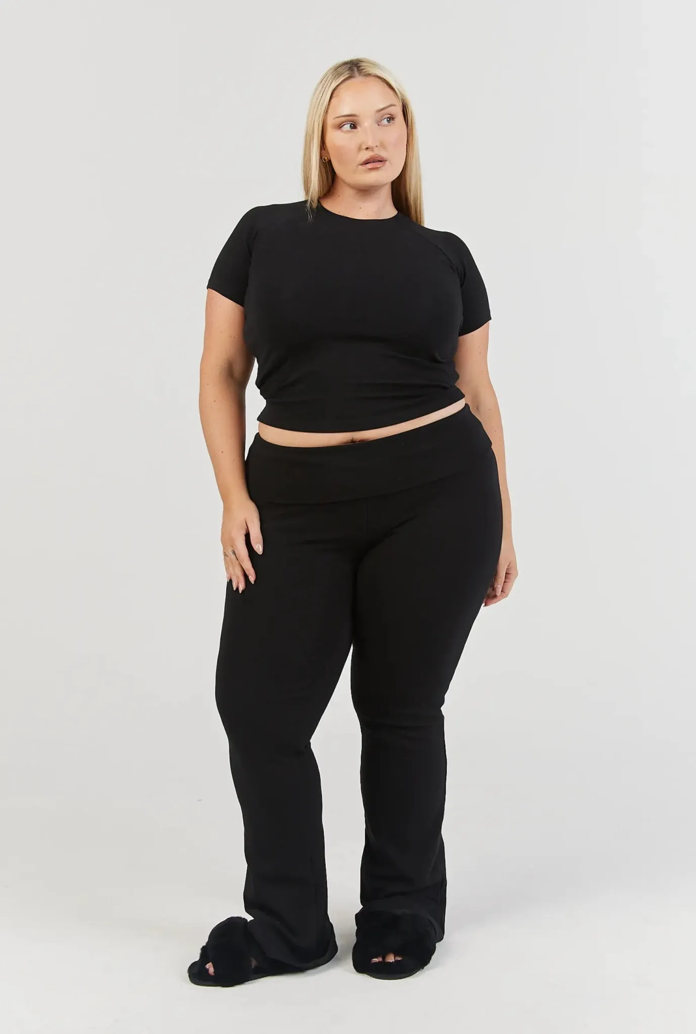 Soft Girl Set - Black (T-Shirt)