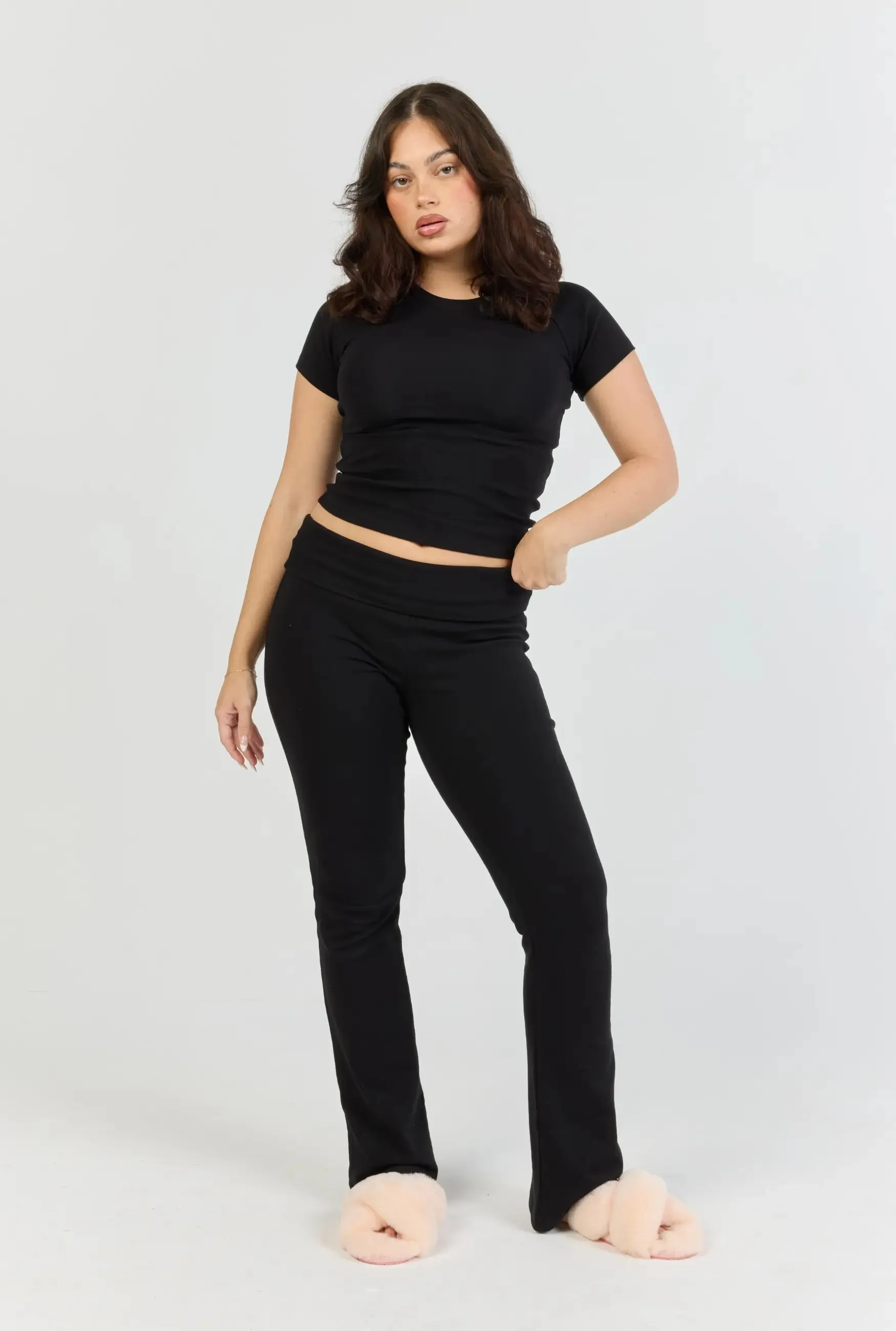 Soft Girl Set - Black (T-Shirt)