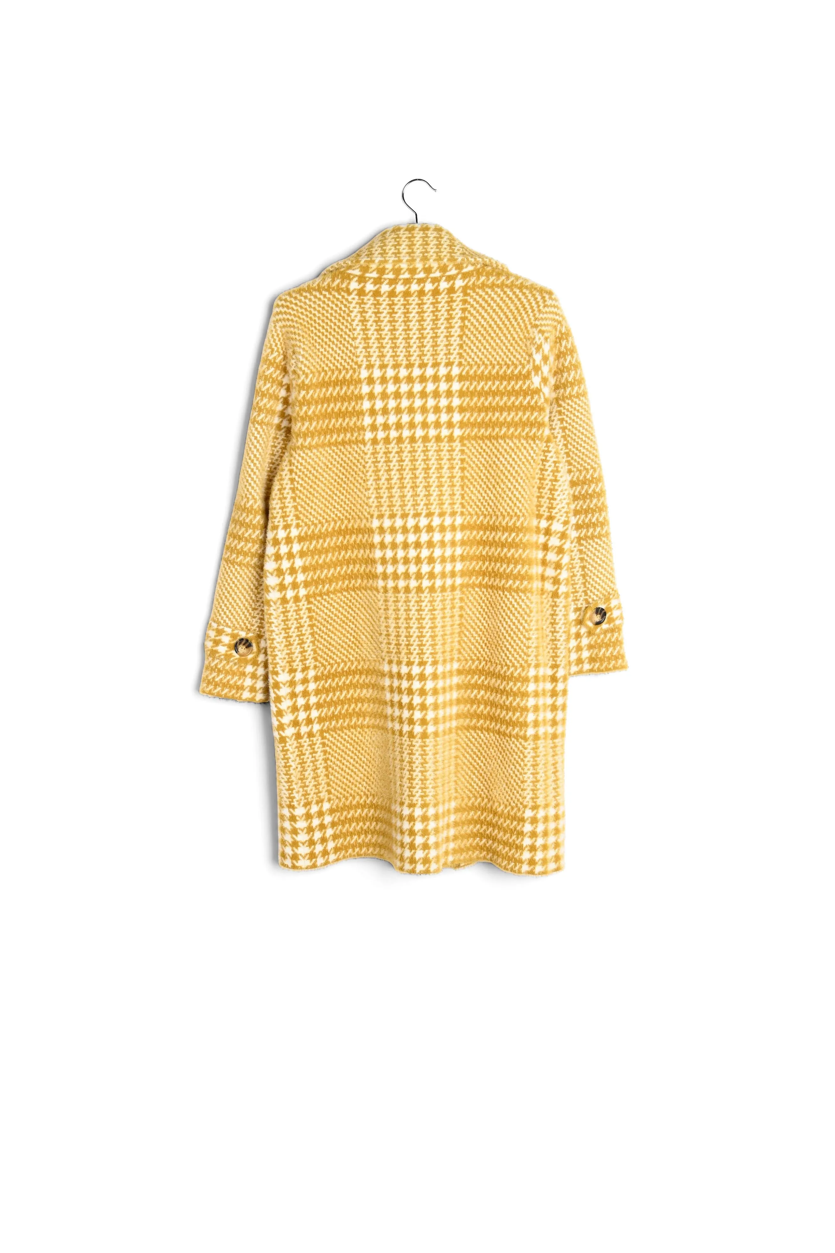 Soft houndstooth coat