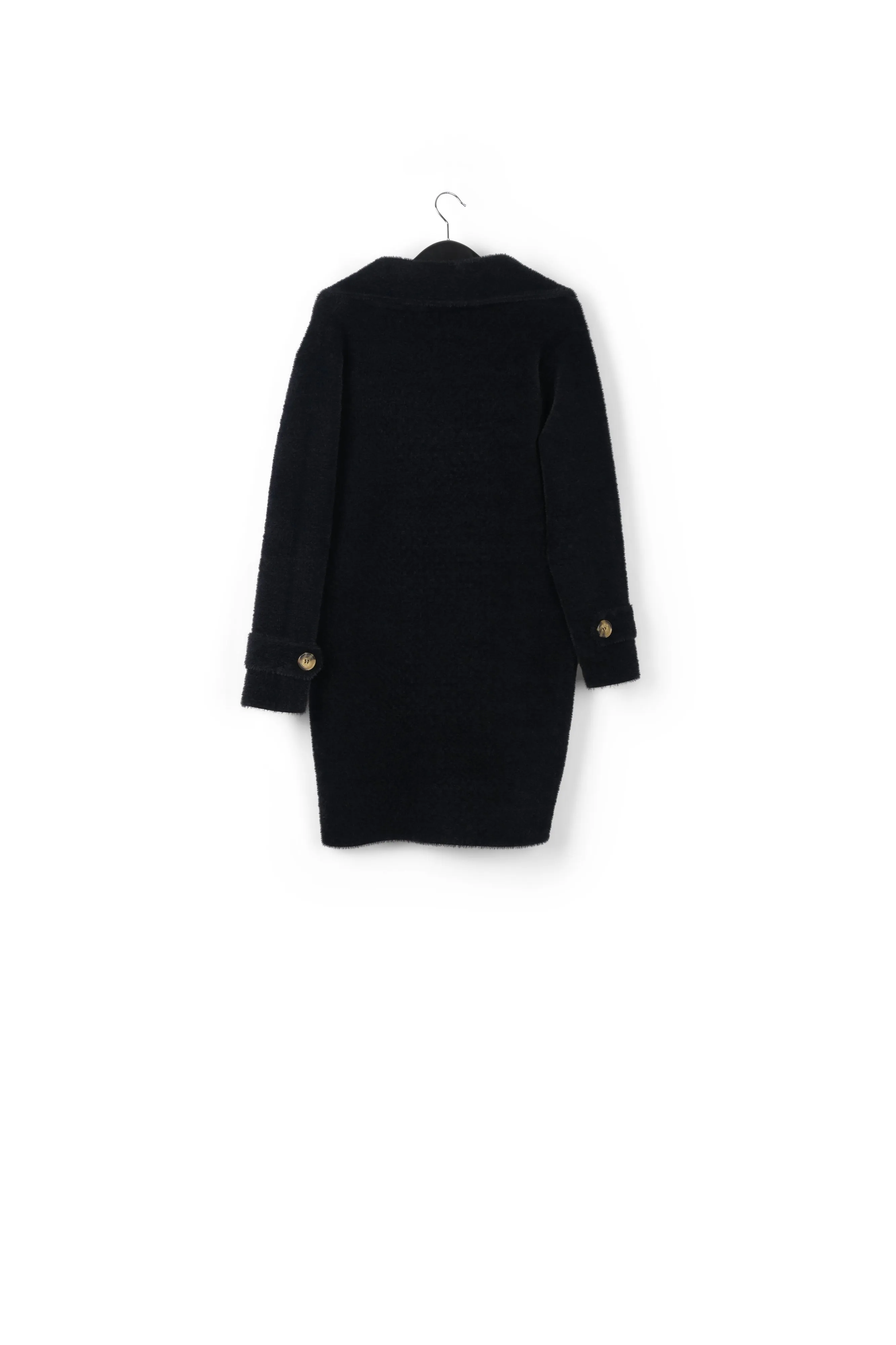 Soft houndstooth coat