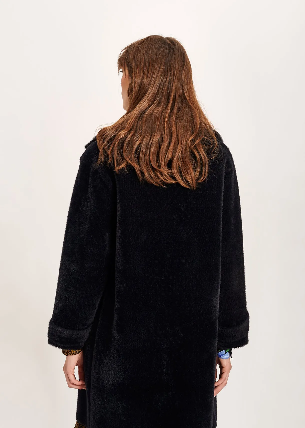 Soft houndstooth coat