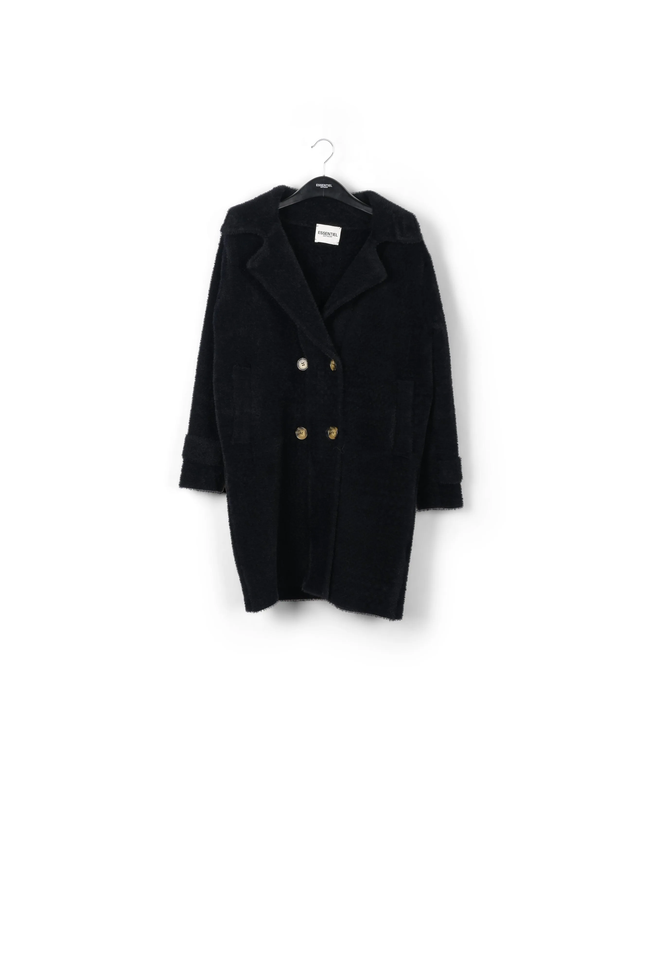Soft houndstooth coat