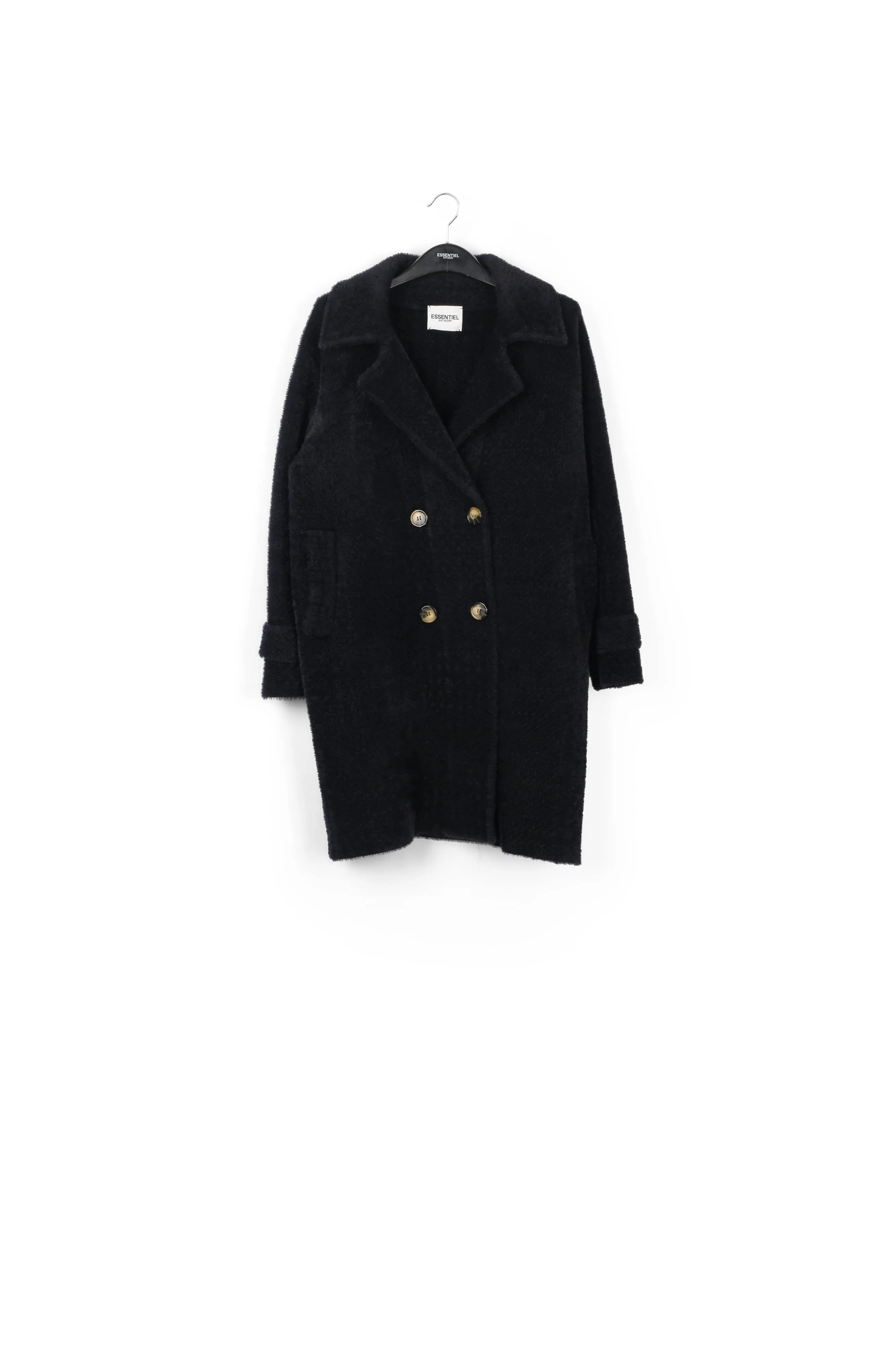 Soft houndstooth coat