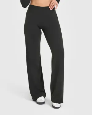 SoftMotion™ Straight Leg Bottoms | Soft Black