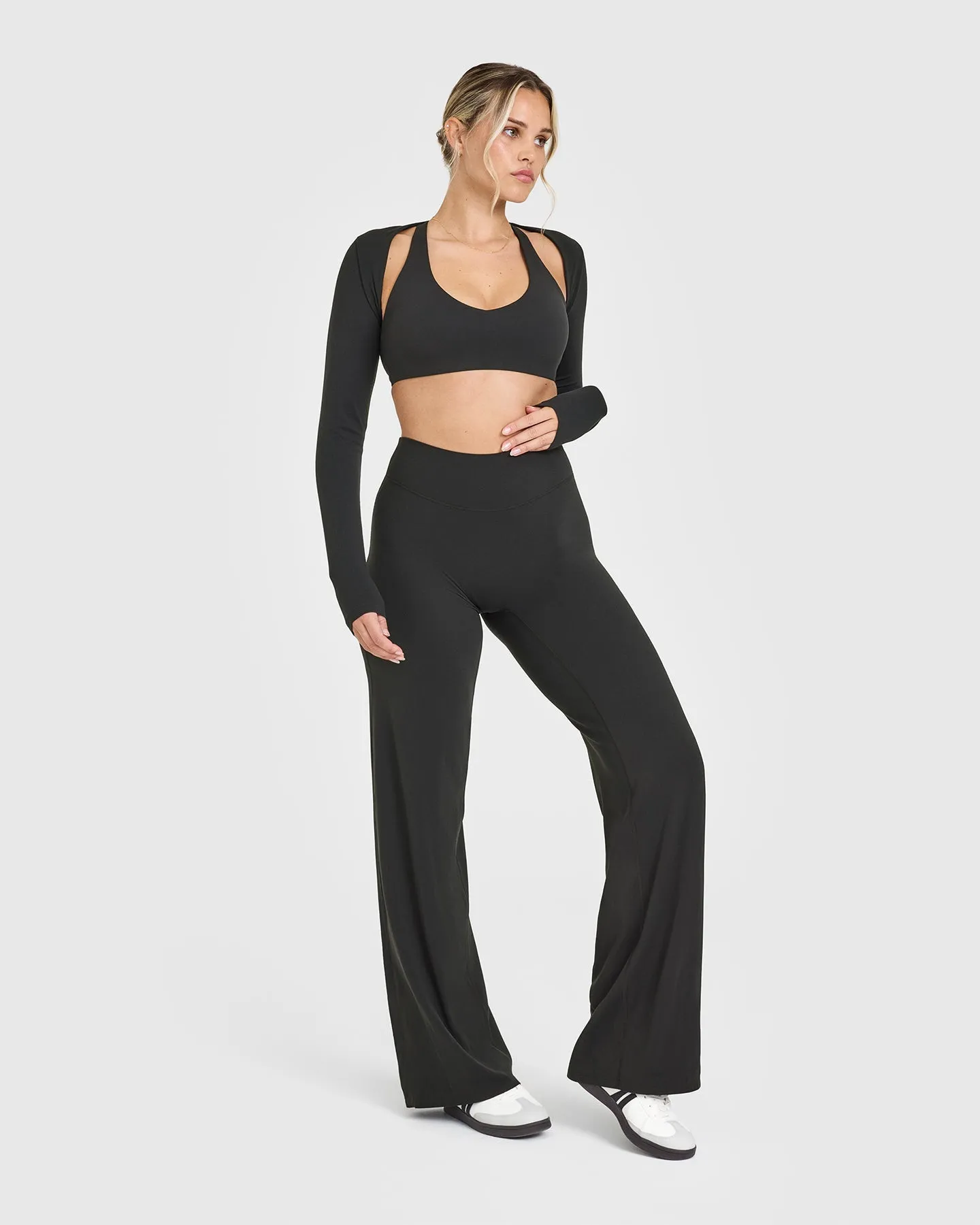 SoftMotion™ Straight Leg Bottoms | Soft Black