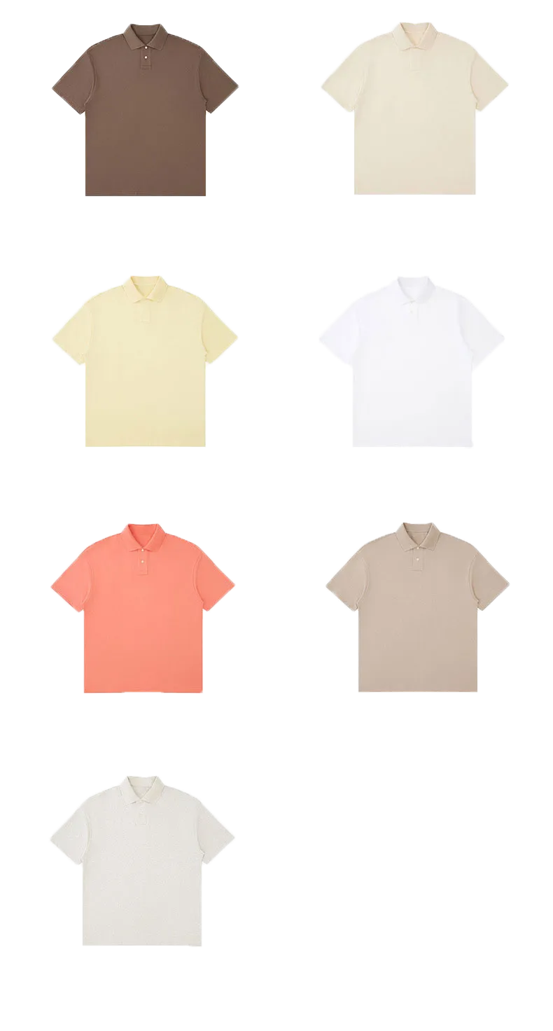 Solid color poloi short -C7 | Inspanda
