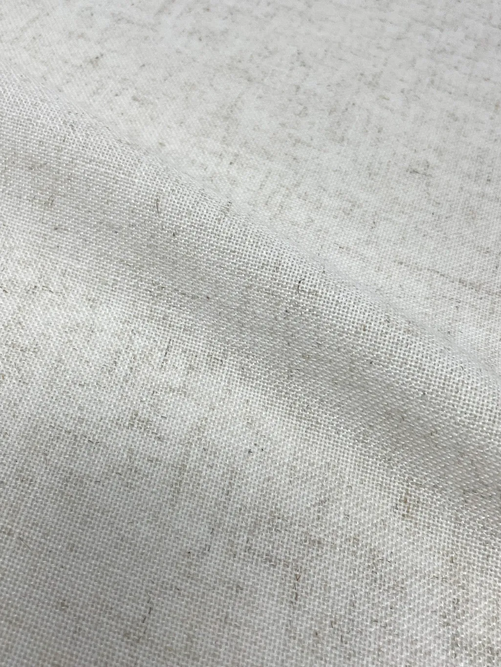 Solid Light Medium Weight Sheer Blend Linen Fabric By The Yard/CL1123