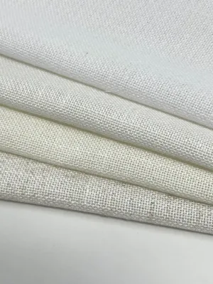 Solid Light Medium Weight Sheer Blend Linen Fabric By The Yard/CL1123