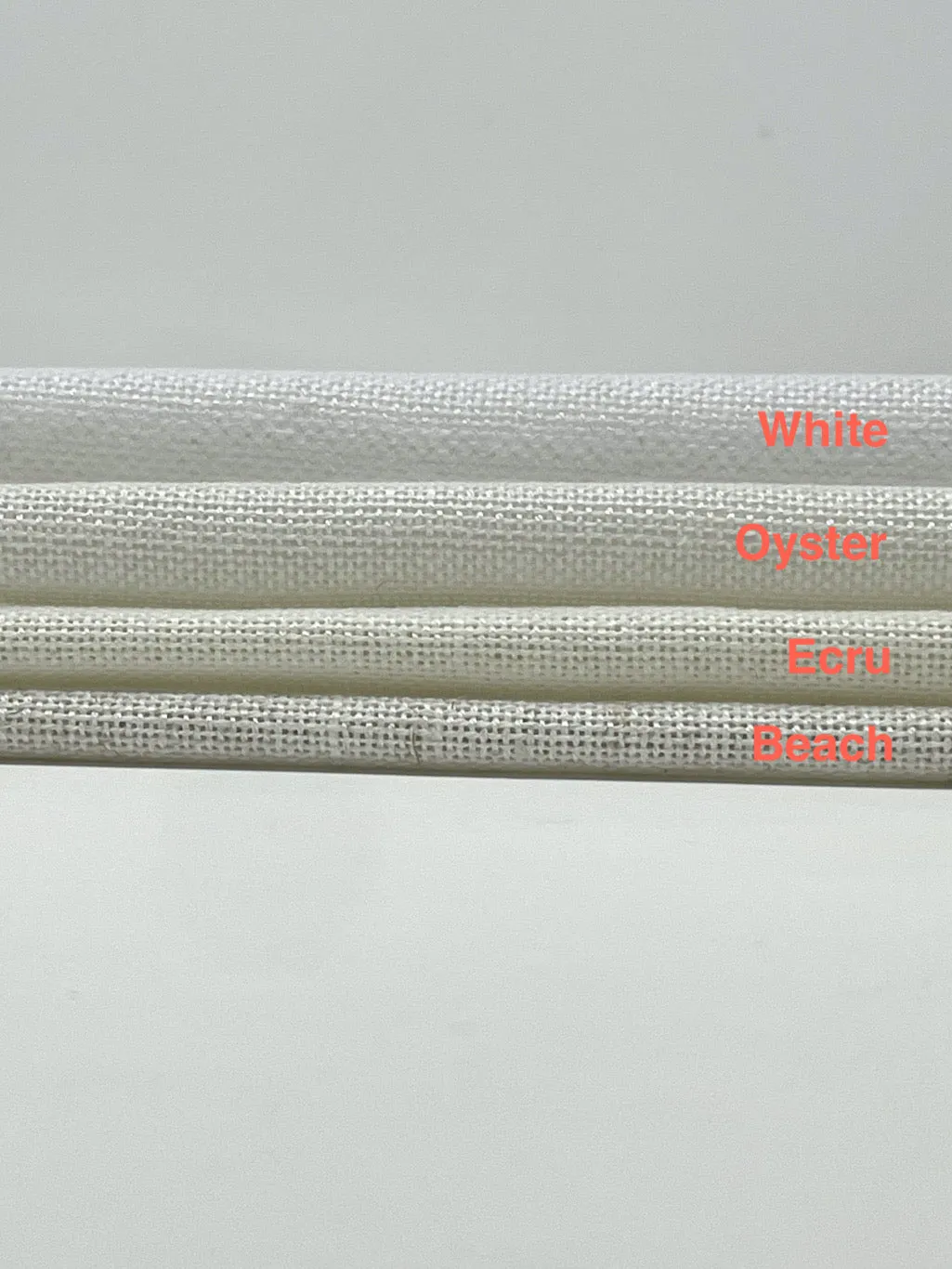Solid Light Medium Weight Sheer Blend Linen Fabric By The Yard/CL1123