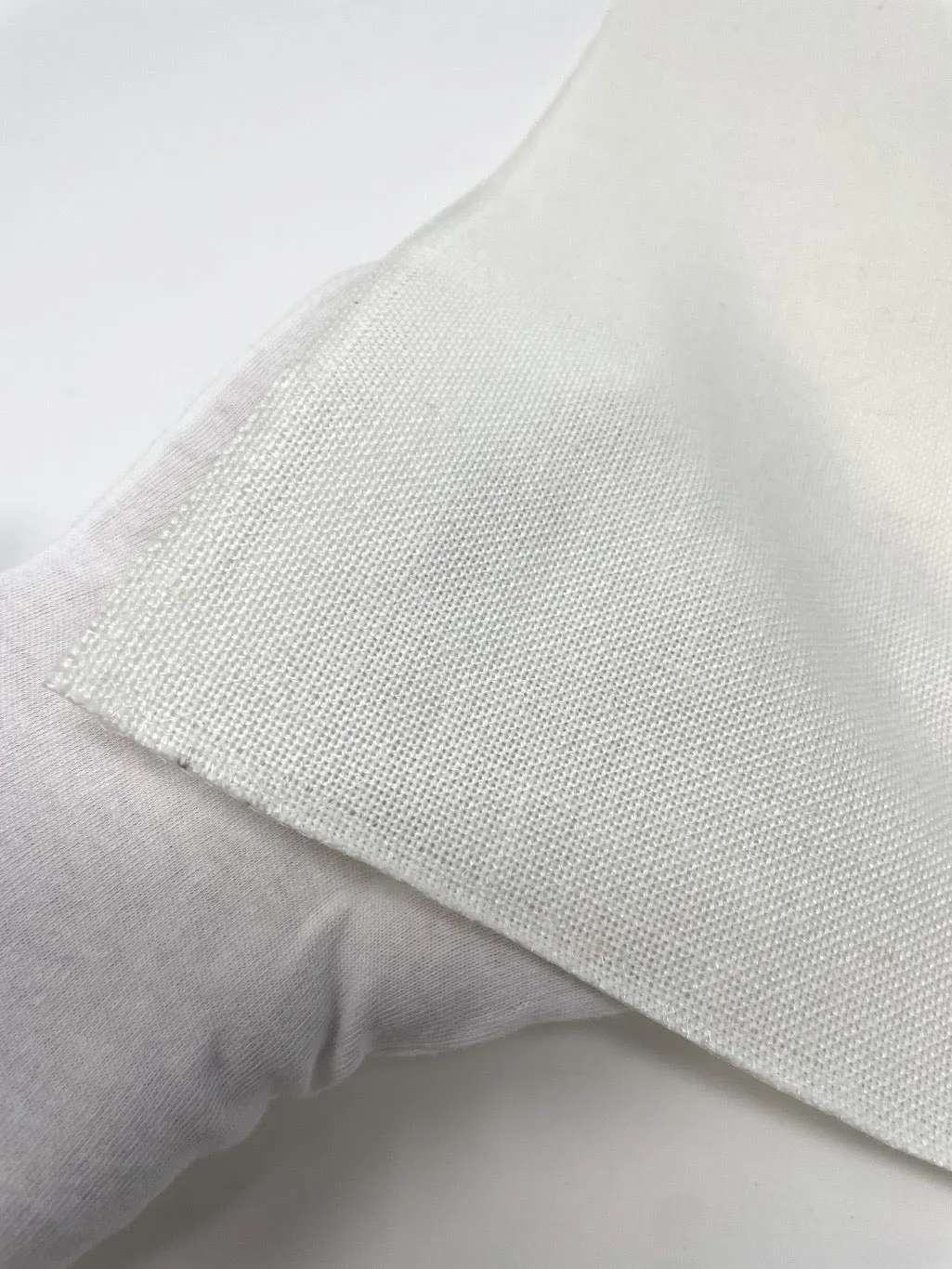 Solid Light Medium Weight Sheer Blend Linen Fabric By The Yard/CL1123