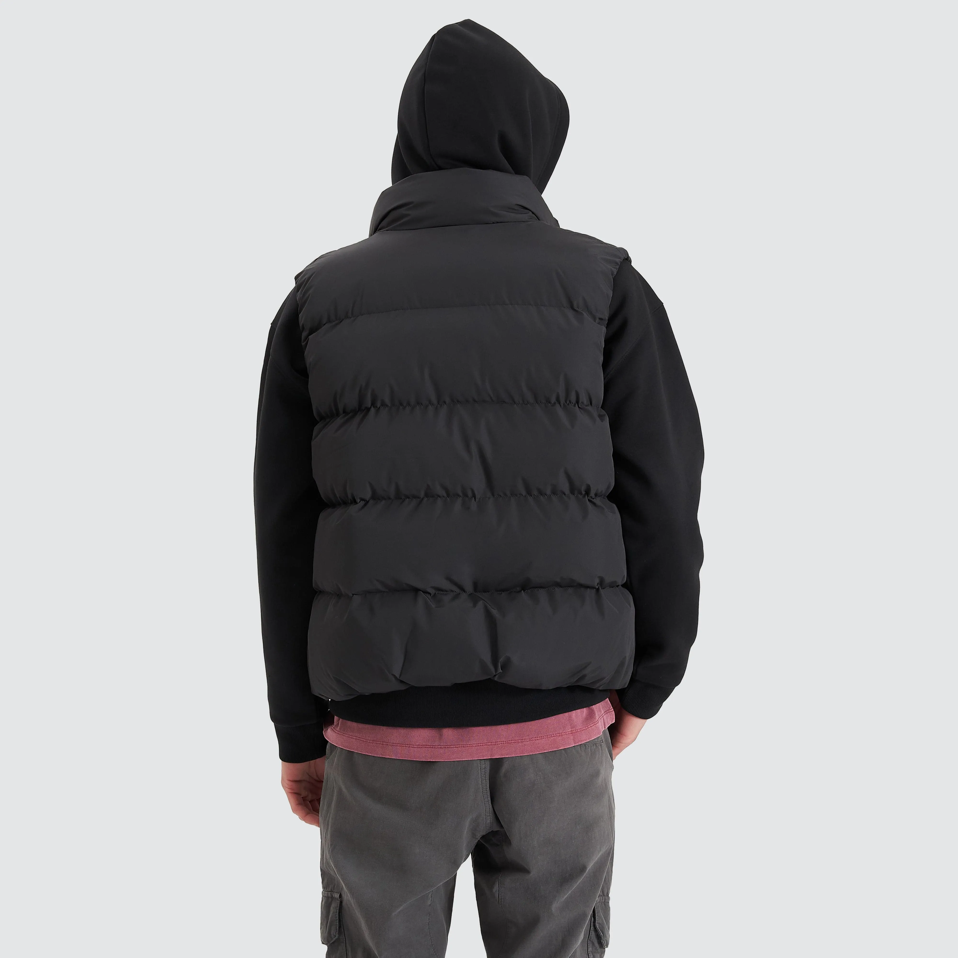 Solomon Puffer Vest Jet Black