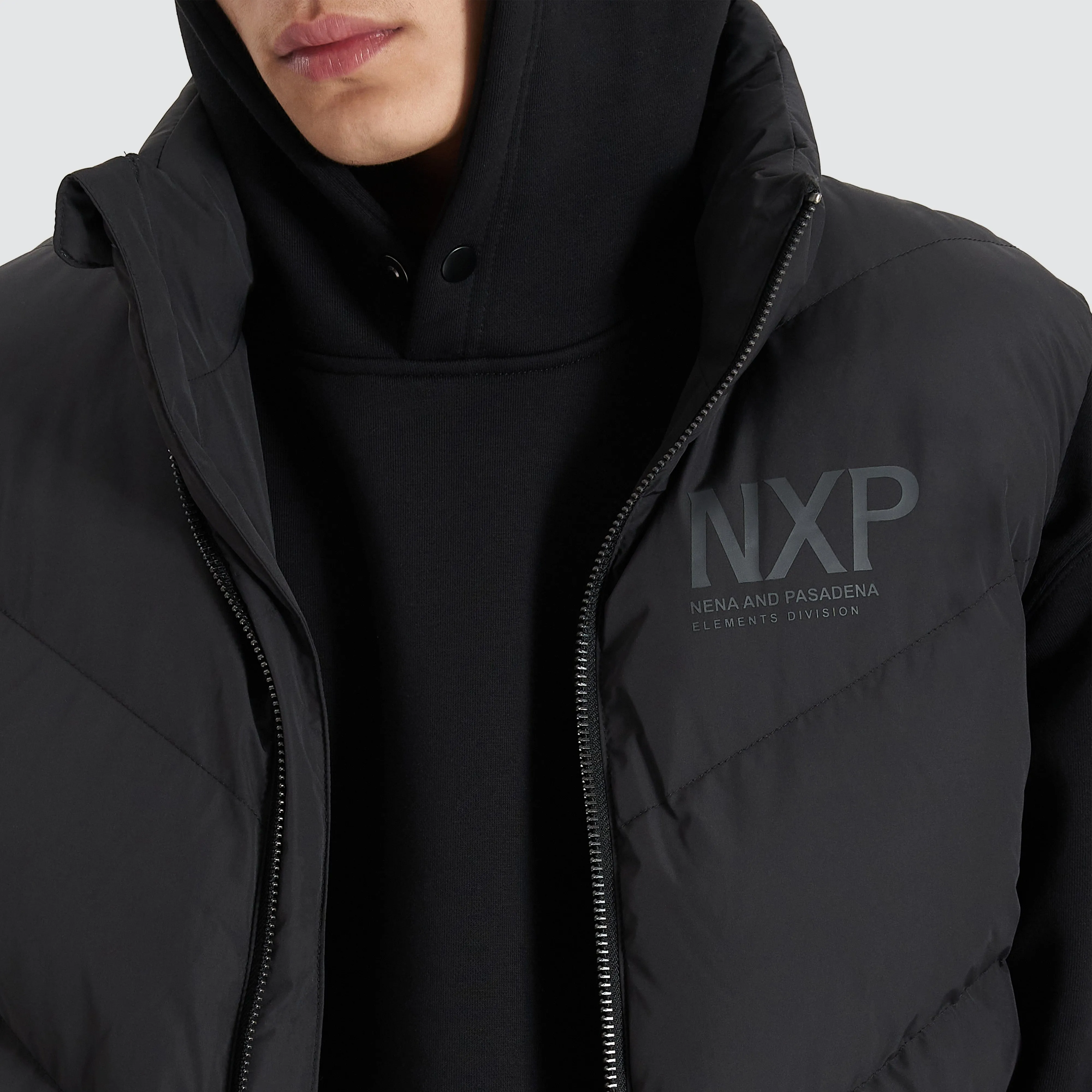 Solomon Puffer Vest Jet Black