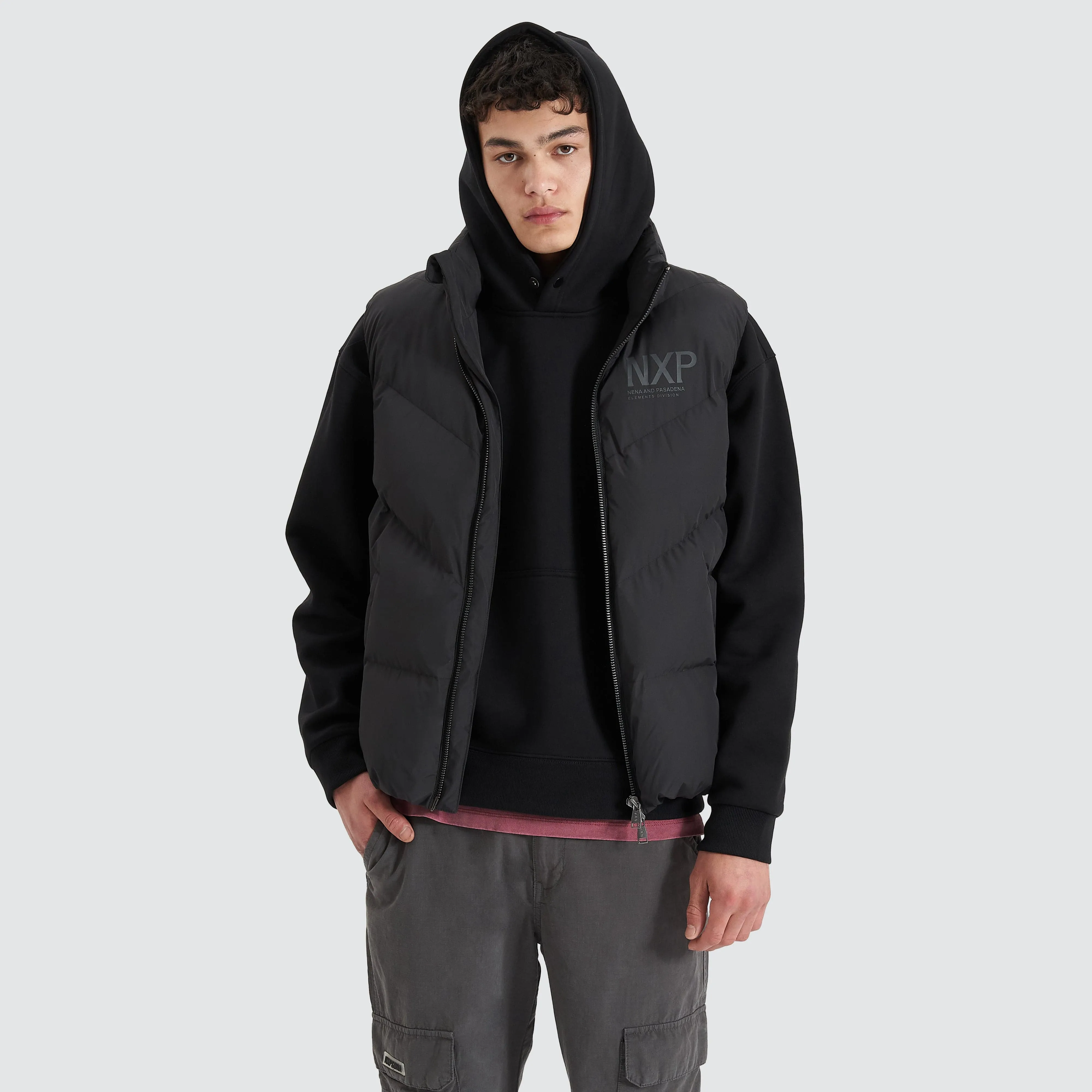 Solomon Puffer Vest Jet Black