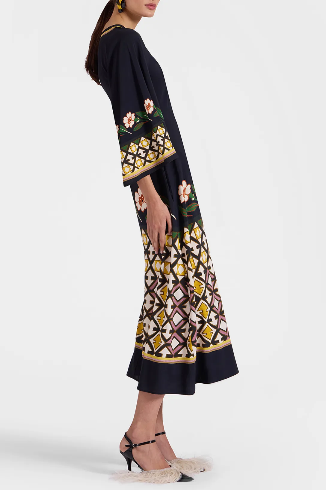 Sorella Dress | Dazed Placée Black in Sable