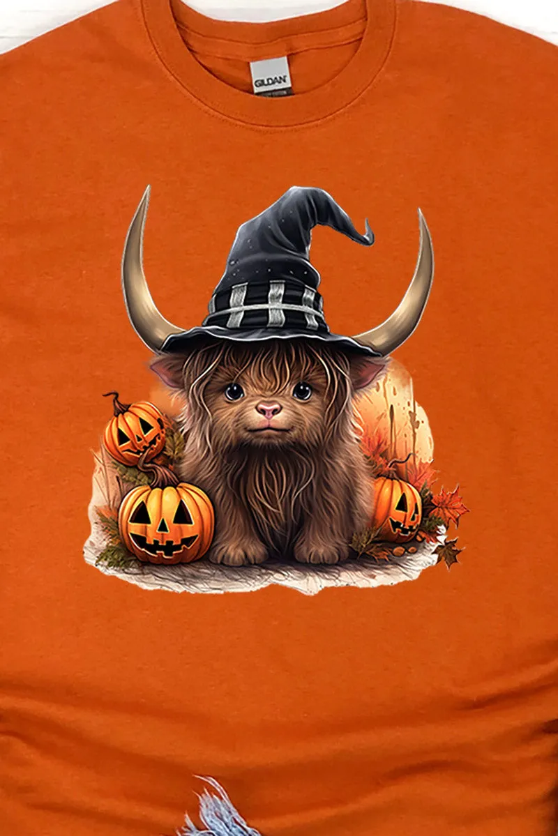 Spooky Highland Short Sleeve Relaxed Fit T-Shirt