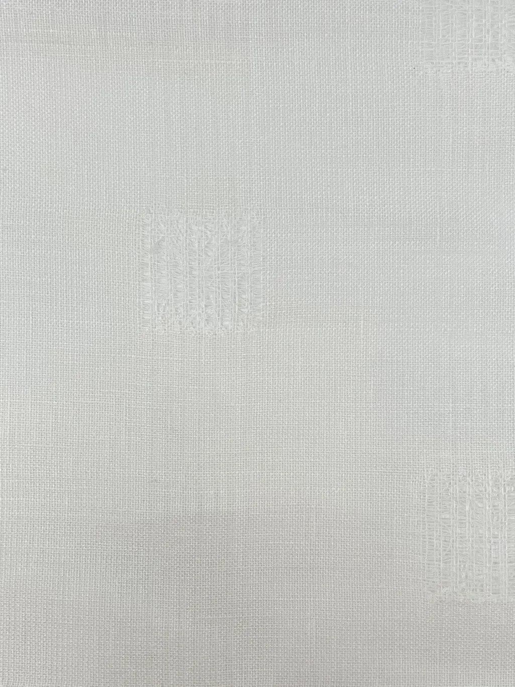 Square Tear-off Modern Geometric Blend Linen Sheer Fabric By The Yard/CL1137