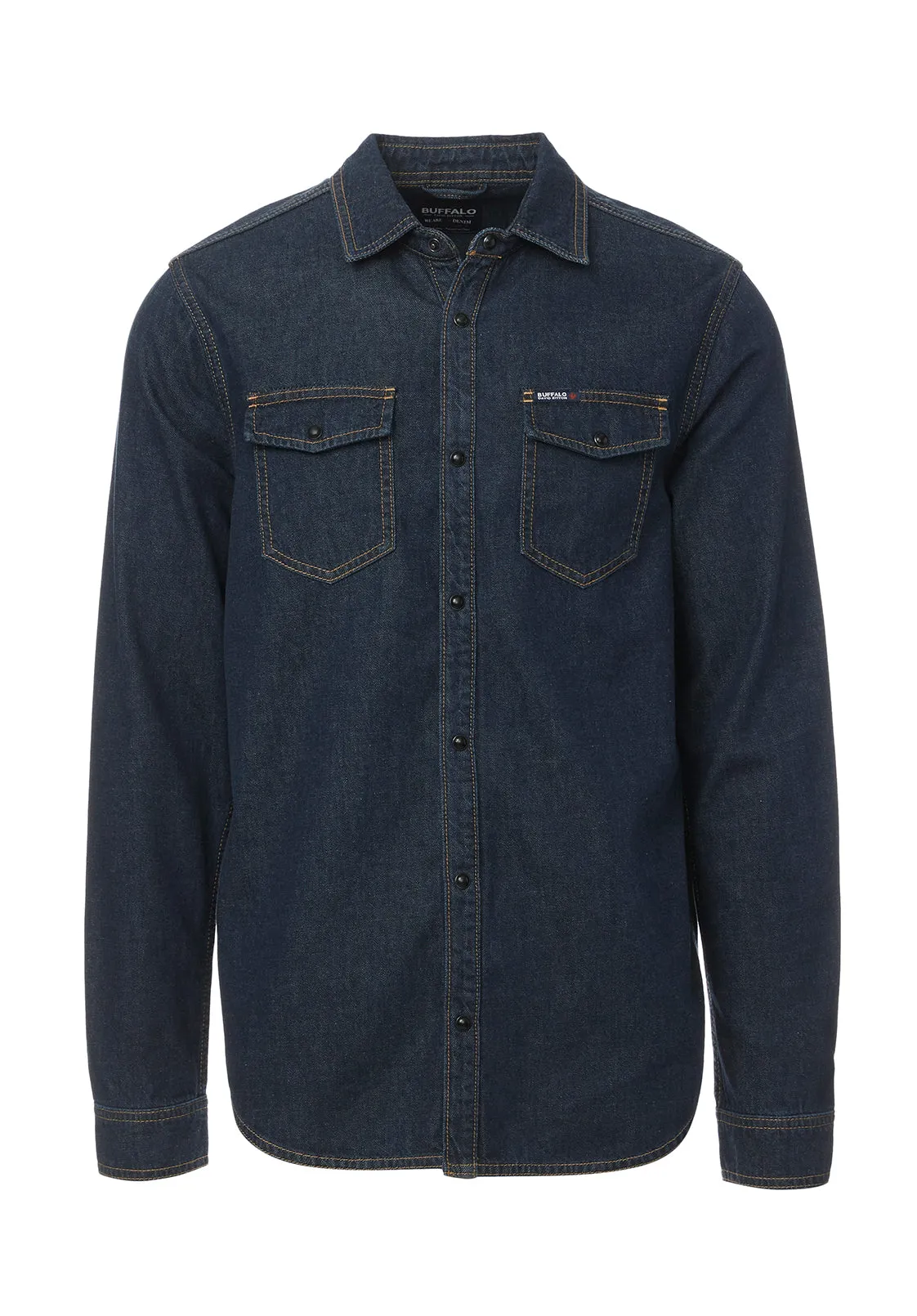 Stanley Men’s Long-Sleeve Denim Shirt in Indigo - BM22635