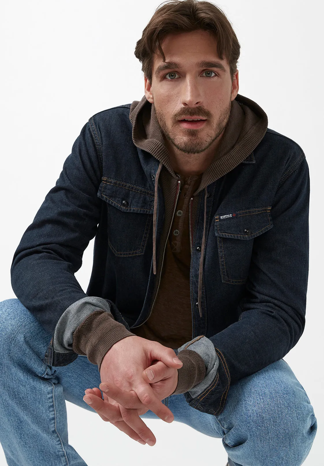 Stanley Men’s Long-Sleeve Denim Shirt in Indigo - BM22635