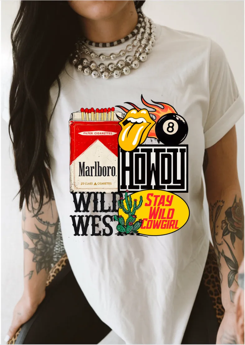 Stay Wild Cowgirl Tee