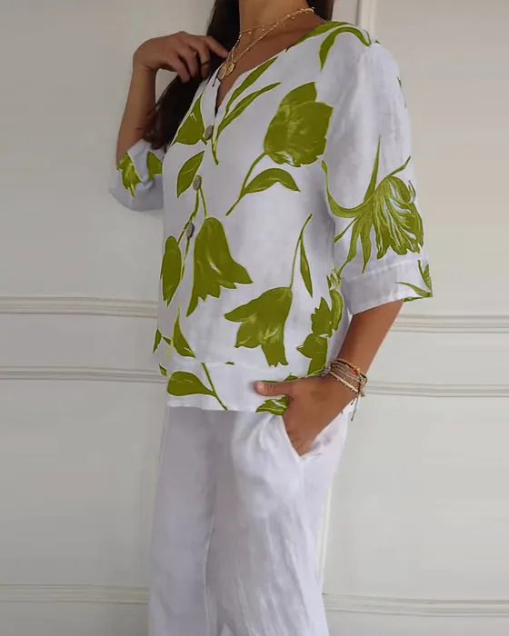 Stella™ - Comfortable V-neck Shirt