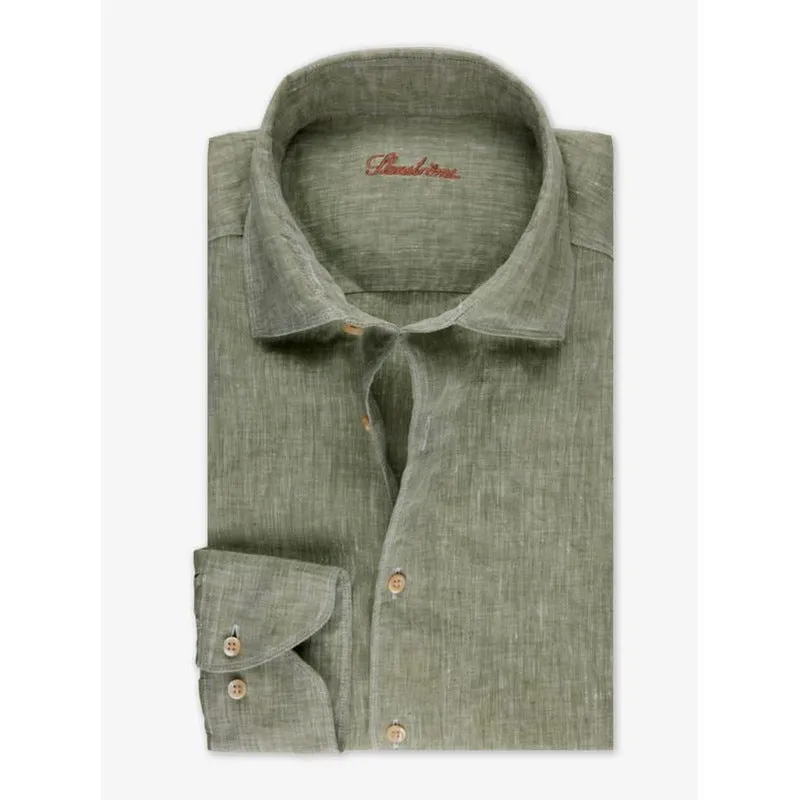 Stenstroms | Fitted Body Linen Shirt (5 Colors)