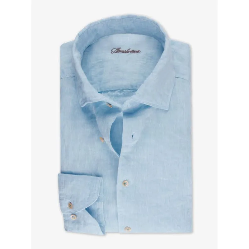 Stenstroms | Fitted Body Linen Shirt (5 Colors)