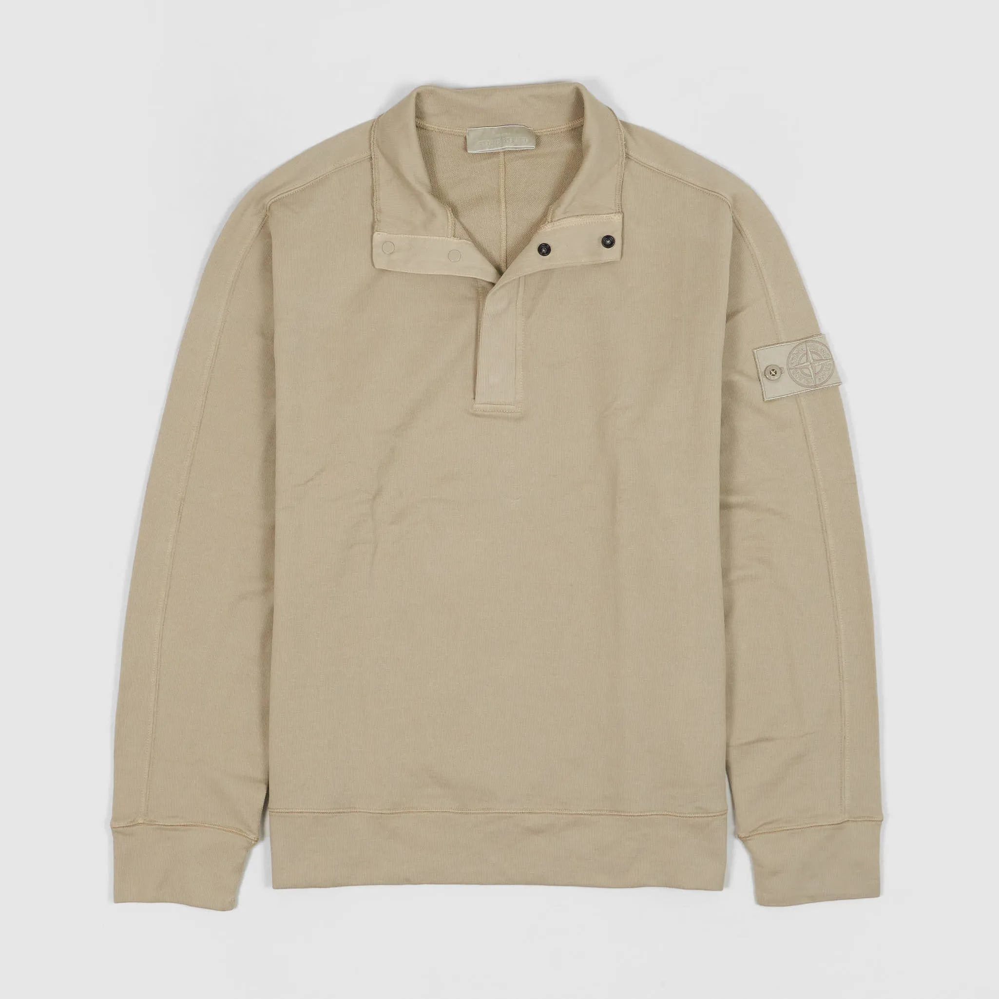 Stone Island Ghost Piece Knitted Lightweight Cotton Pullover