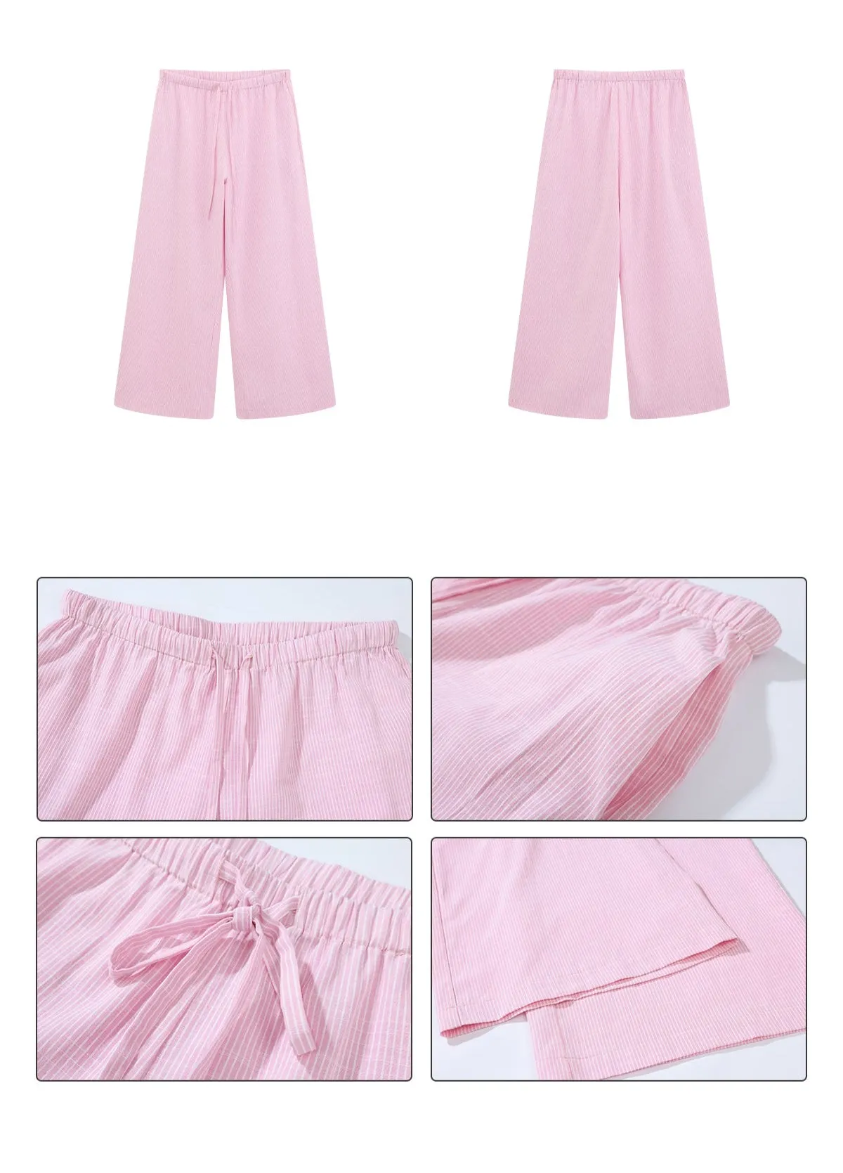 Striped Pink Lounge Pants