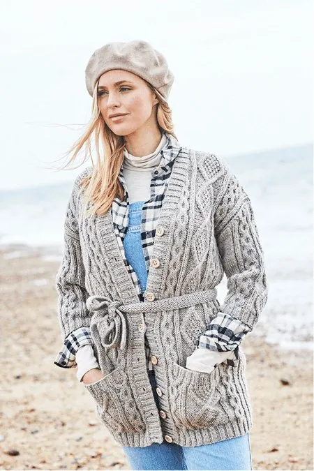Stylecraft - Highland Heathers Aran - 9872 Cardigan Pattern