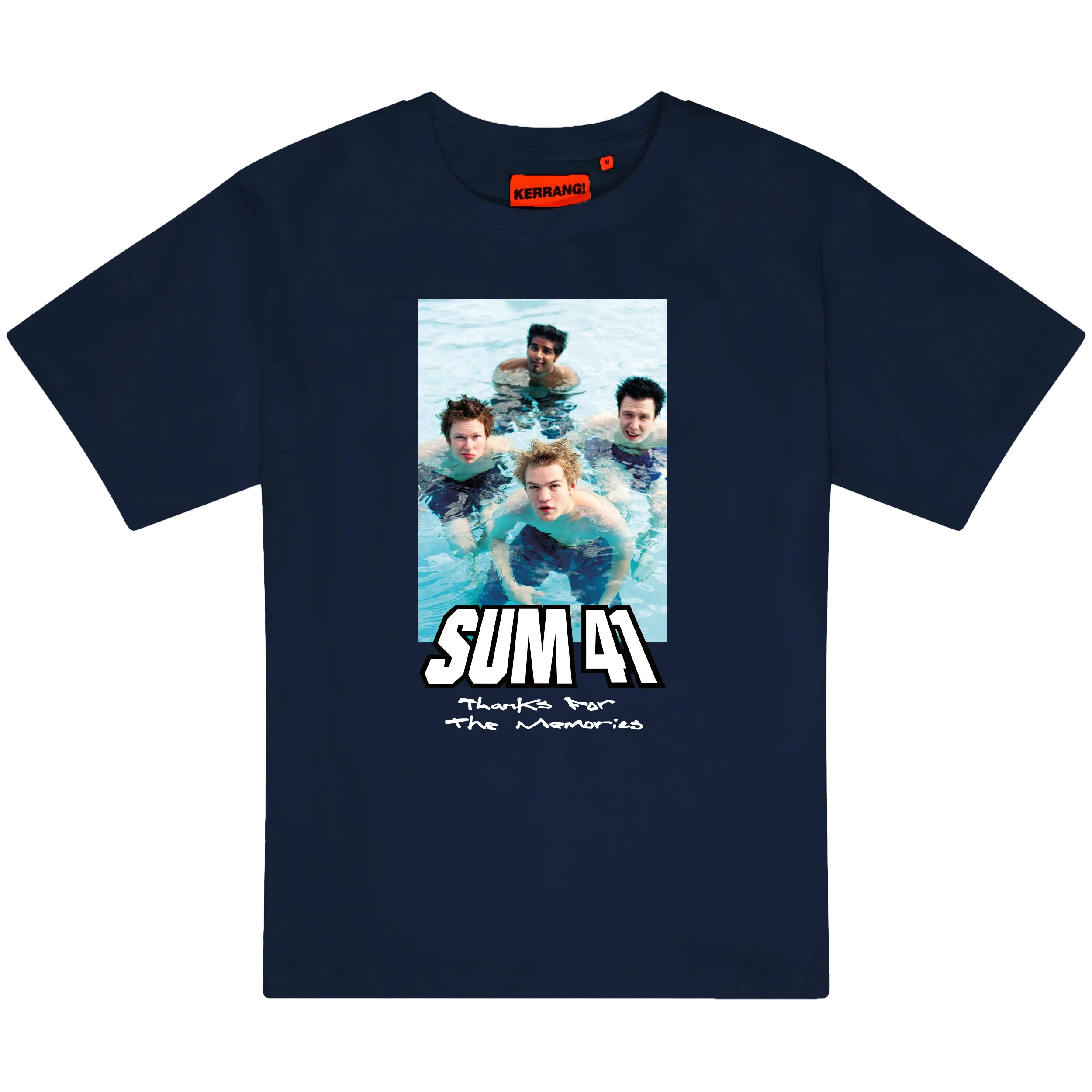 SUM 41 X K! LTD. EDITION POOL TEE- NAVY