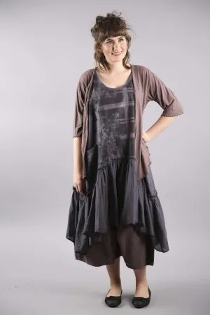 Summer Frock Shale Printed-6199D