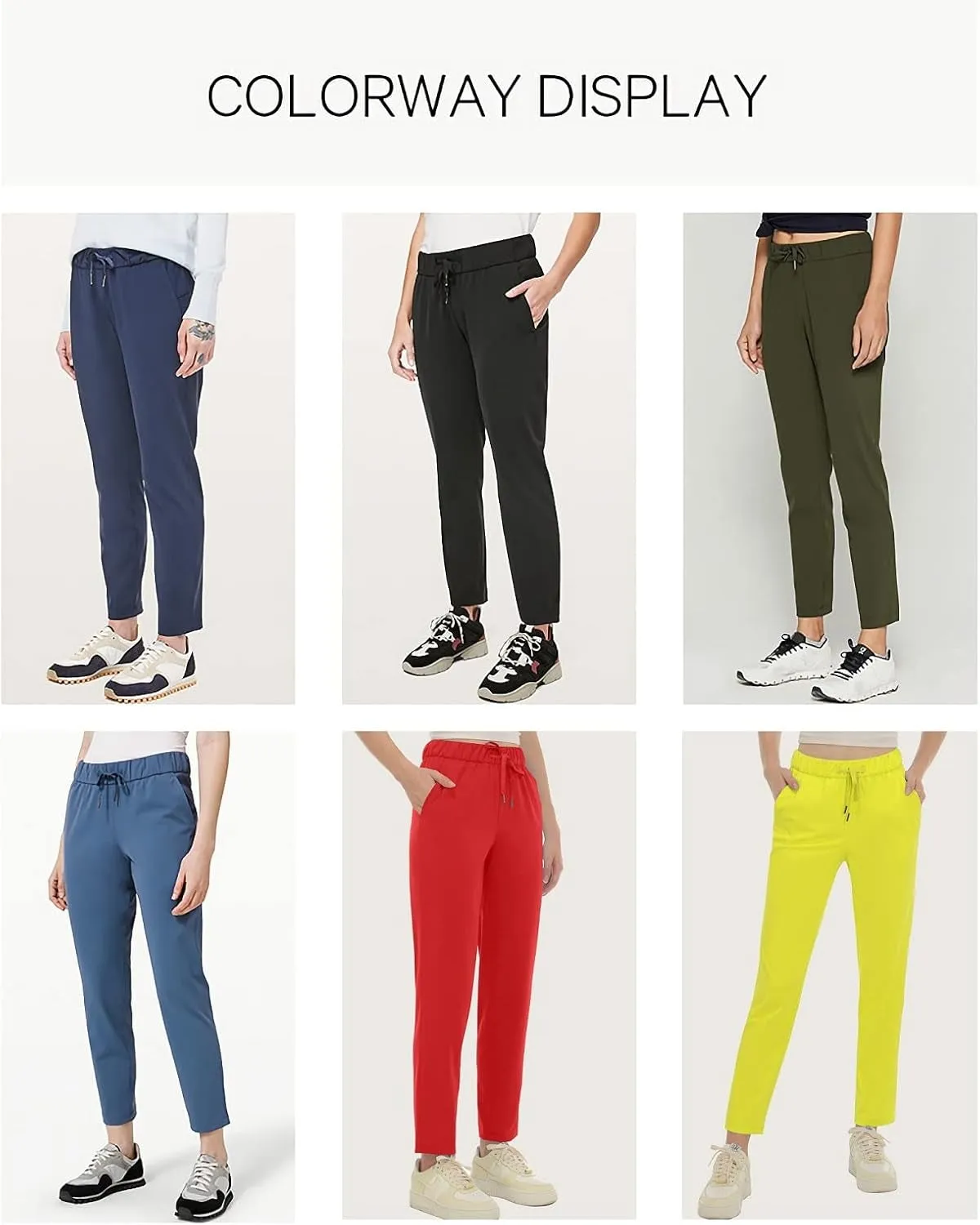Sweatpants Women Casual Lounge Pants Athletic Outdoors Workout Joggers with Pockets Black