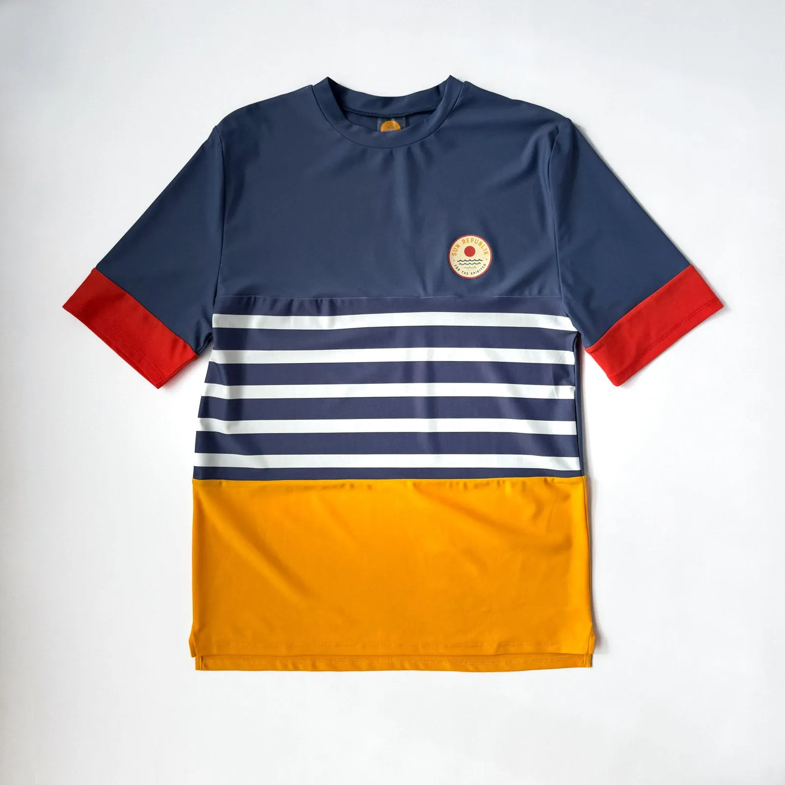 THE SUN SEEKER RASHIE | SHORT SLEEVE | BLUE