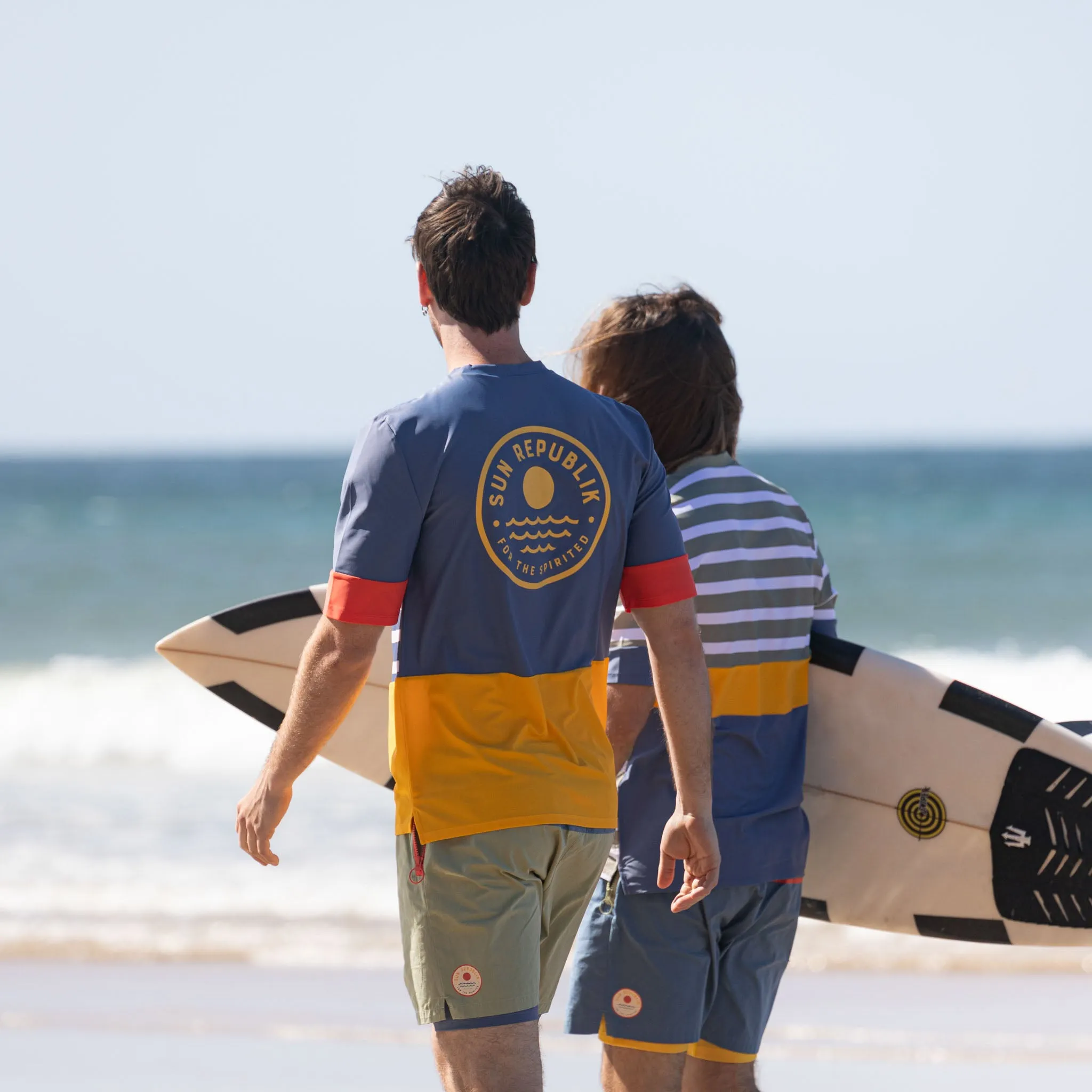 THE SUN SEEKER RASHIE | SHORT SLEEVE | BLUE