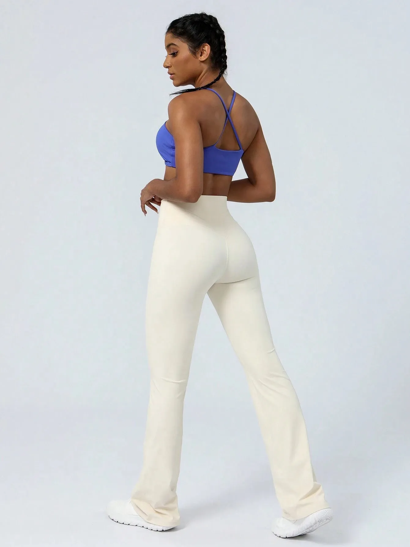 Tight-Fitting Dance & Yoga Flared Leggings