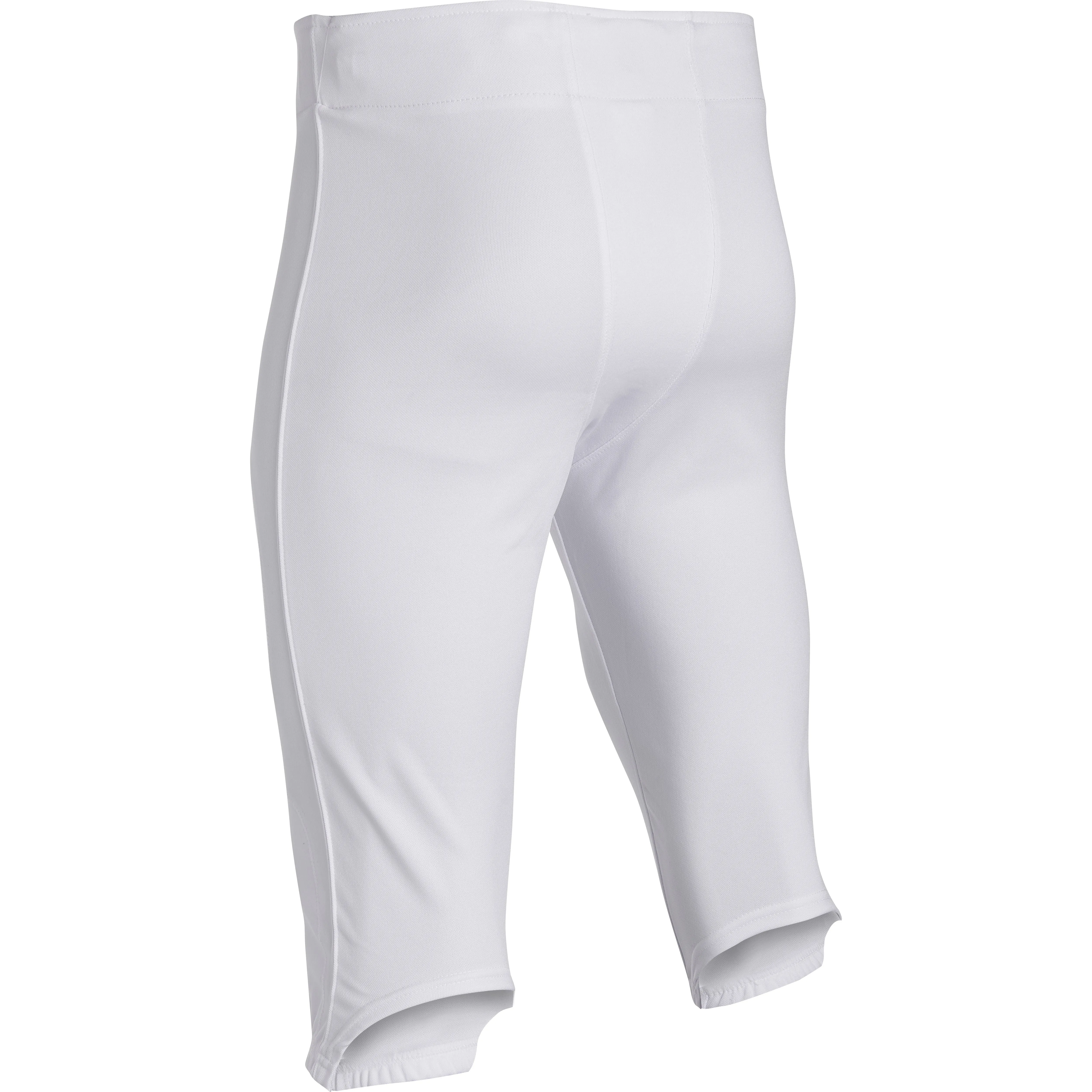 Touchback Football Practice Pants, Youth Husky, White