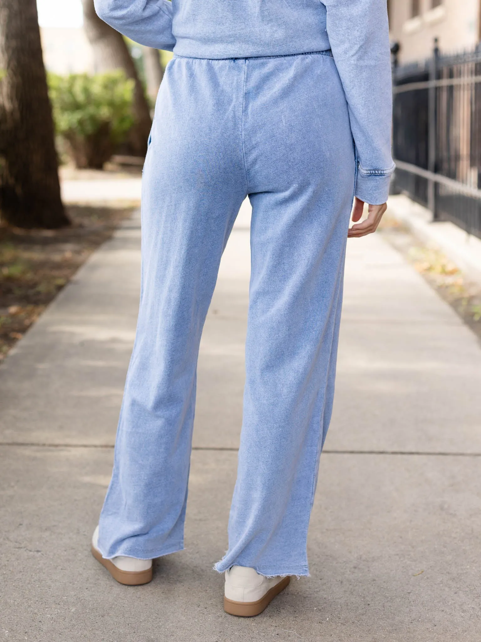Ultra Soft Denim Look Athleisure Pant