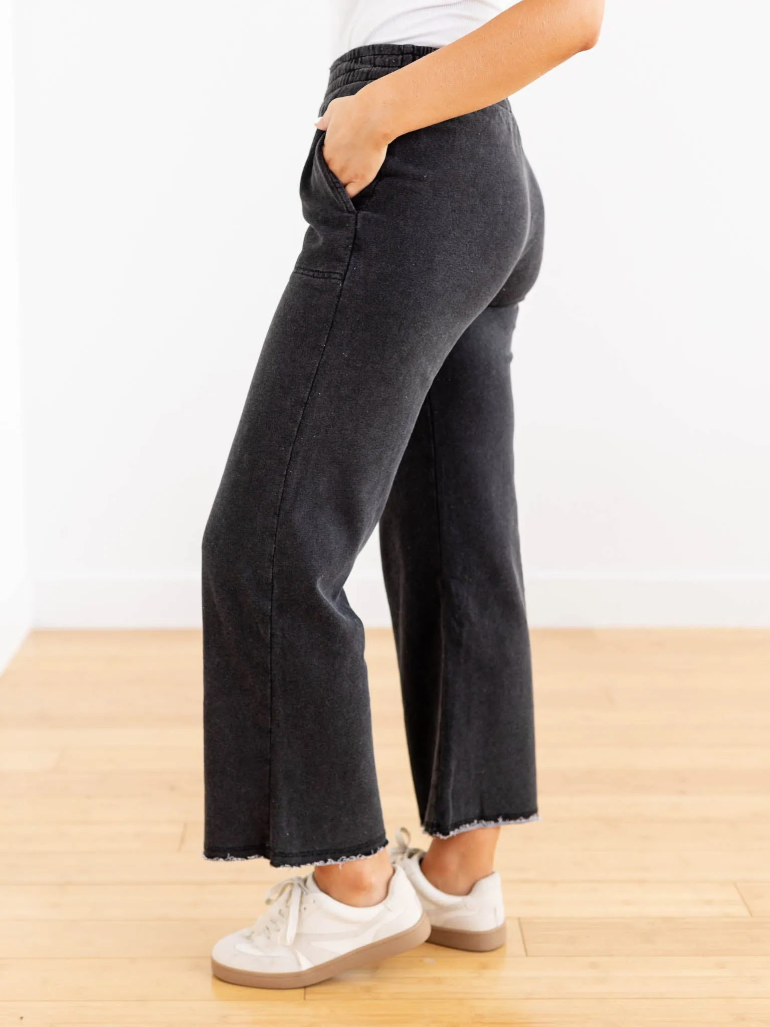 Ultra Soft Denim Look Athleisure Pant