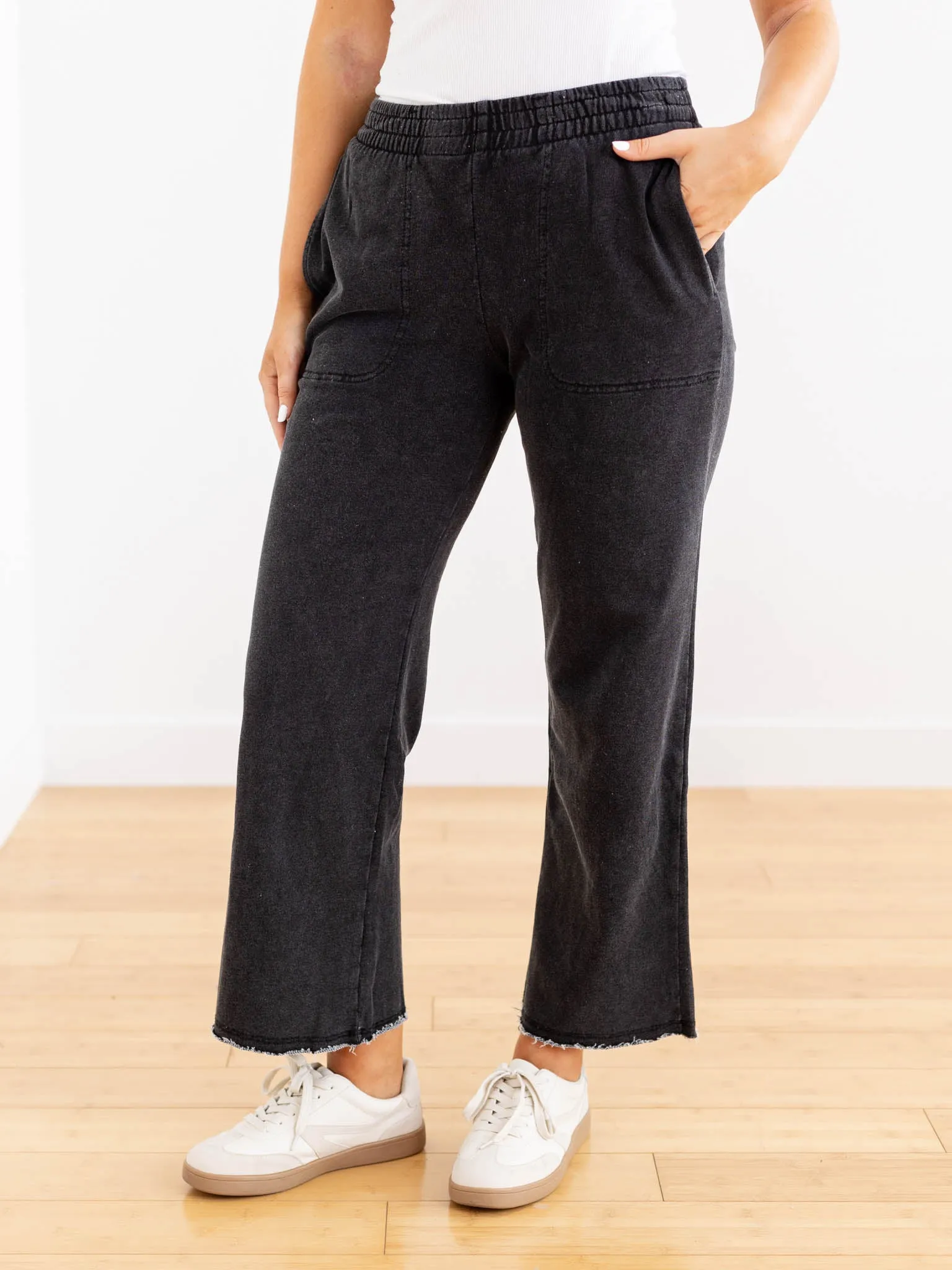 Ultra Soft Denim Look Athleisure Pant