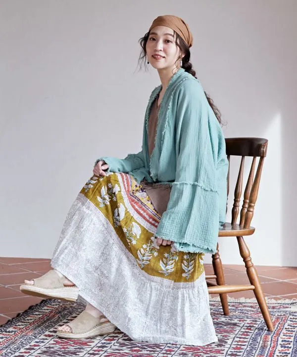 UV Protection Double Gauze Kimono