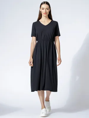 V NECK TEE DRESS