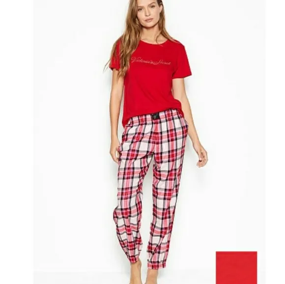 Victoria's Secret Cotton &amp; Flannel Long Lounge PJs