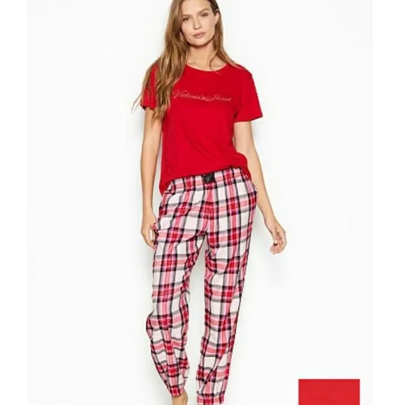 Victoria's Secret Cotton &amp; Flannel Long Lounge PJs