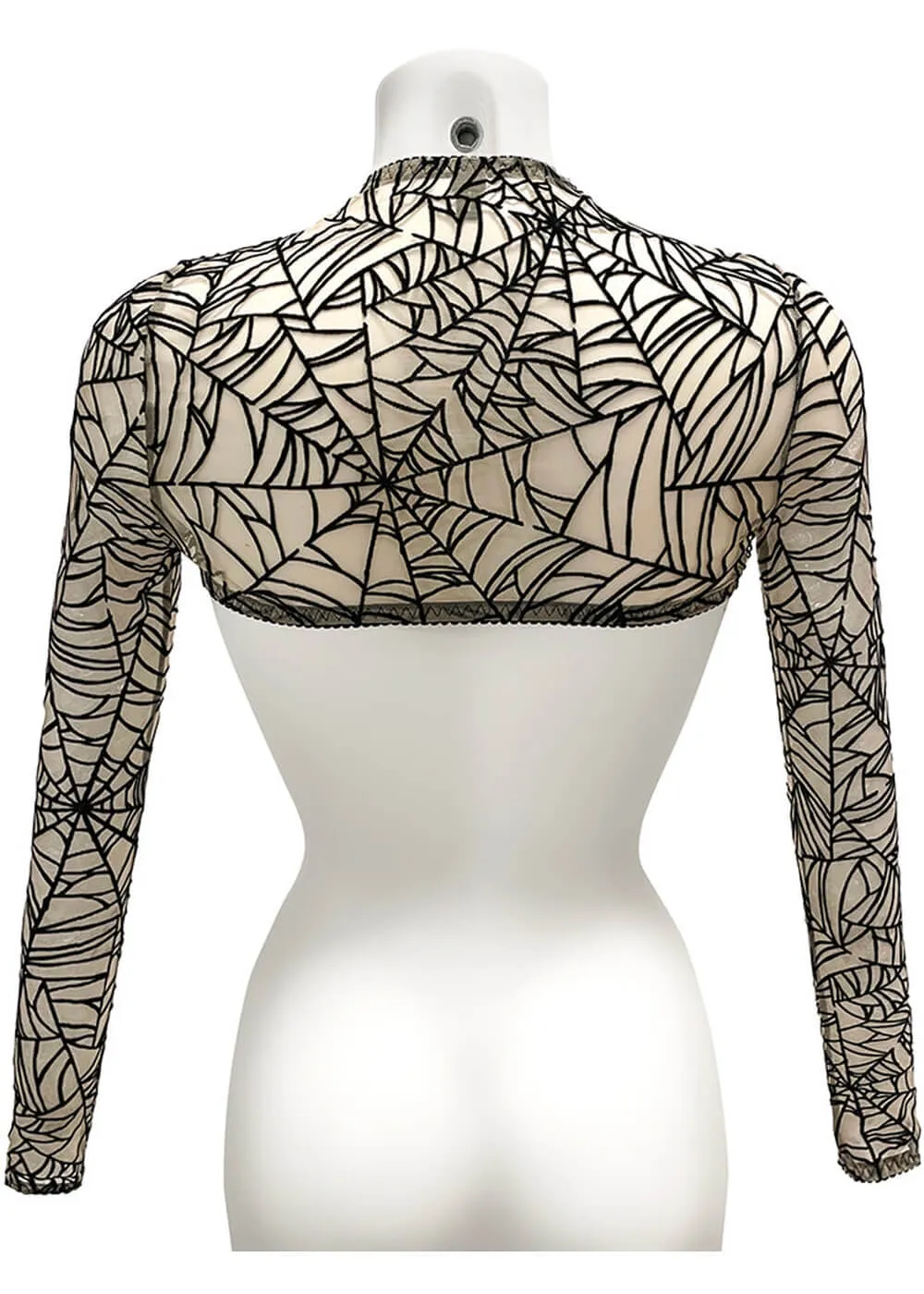 Videnoir Spiderweb Bolero Nude Black