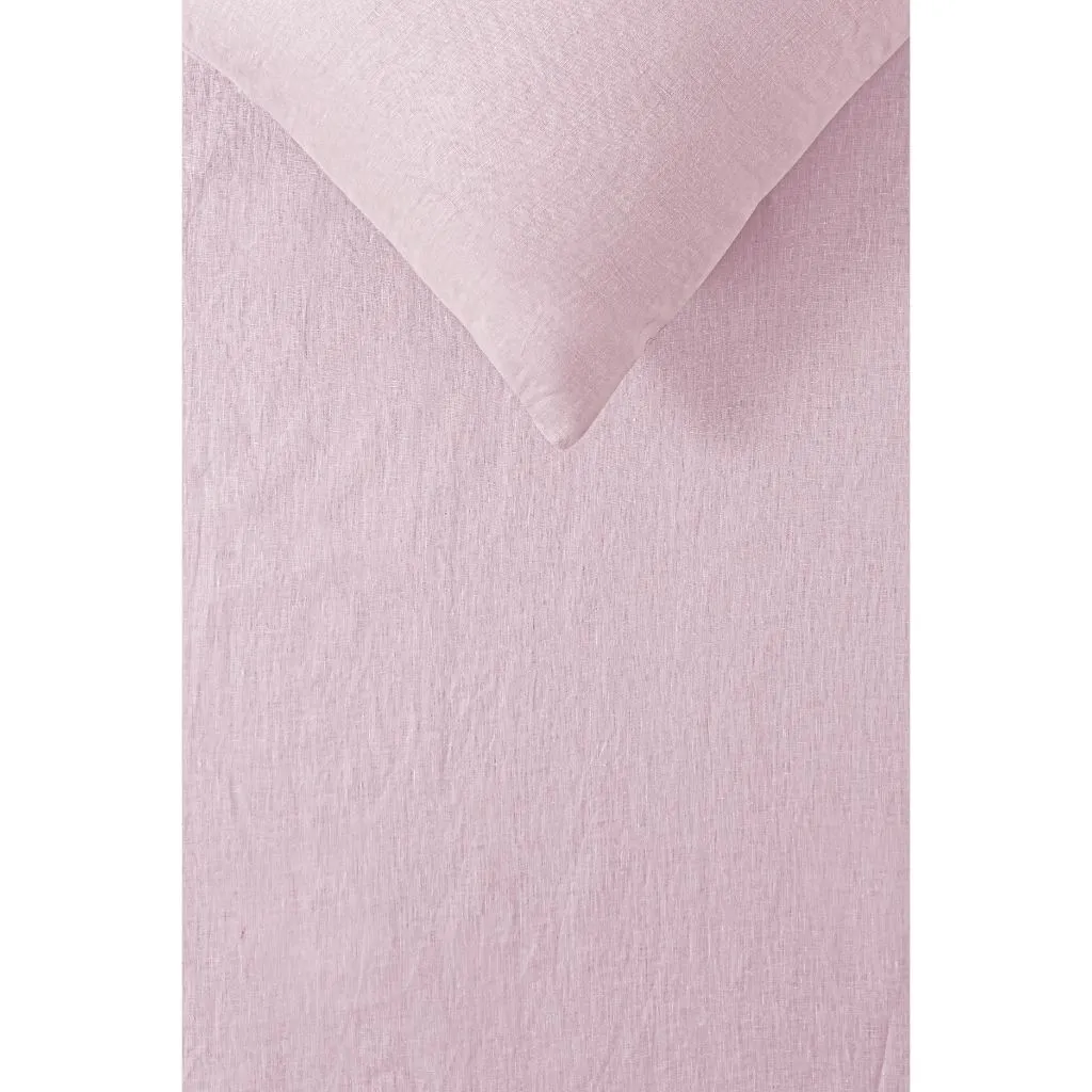 Vintage Design Blush 100% Linen Sheet Set