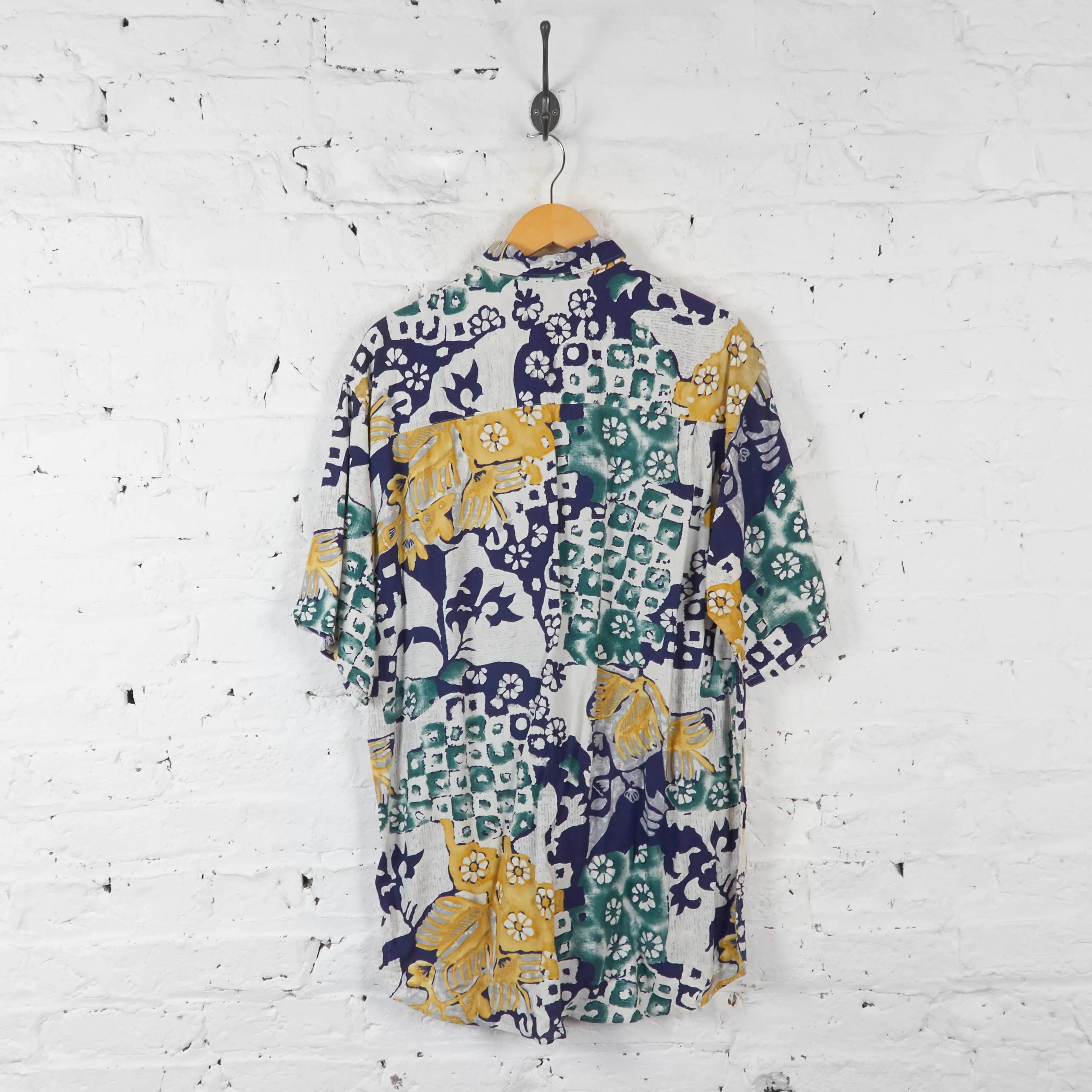 Vintage Floral Pattern Shirt - Multi - M
