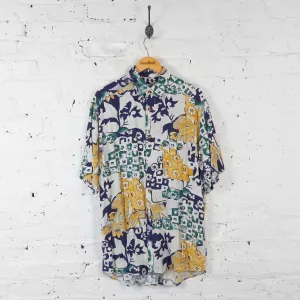 Vintage Floral Pattern Shirt - Multi - M